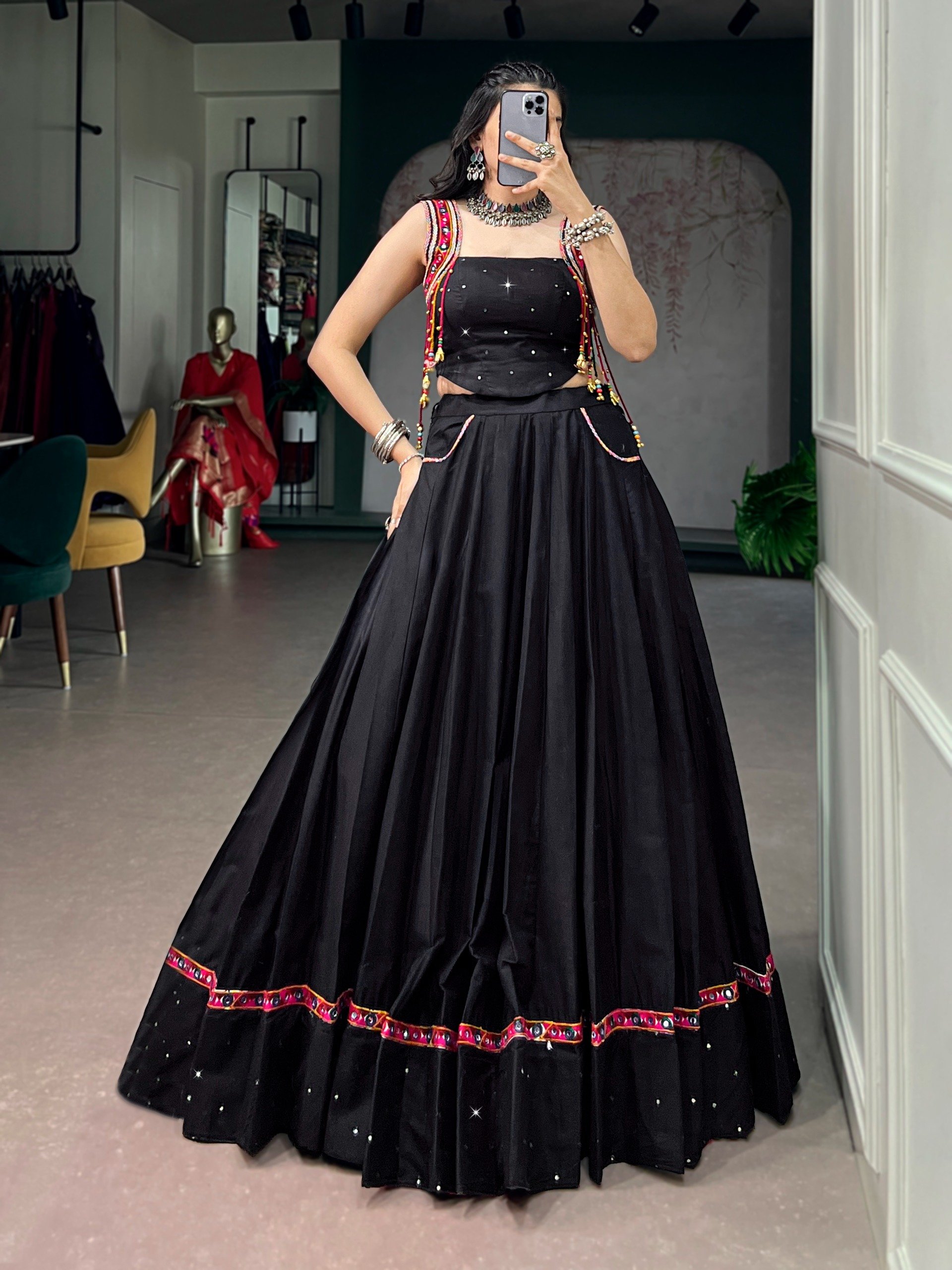 Black beauty lehenga choli