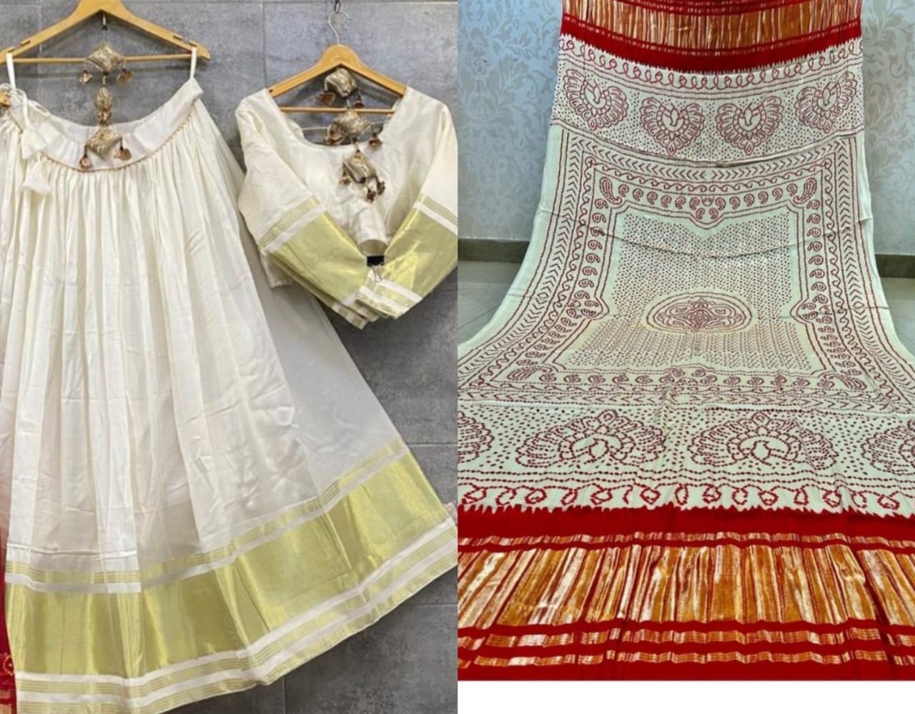 Pure Gajji silk Lehenga choli